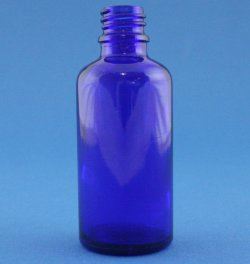 50ml Dropper Bottle Cobalt Blue Glass with 18mm Neck